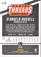2017 Panini Threads D'Angelo Russell #36