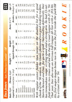 1997 Score Artist's Proofs White Border Dax Jones #323