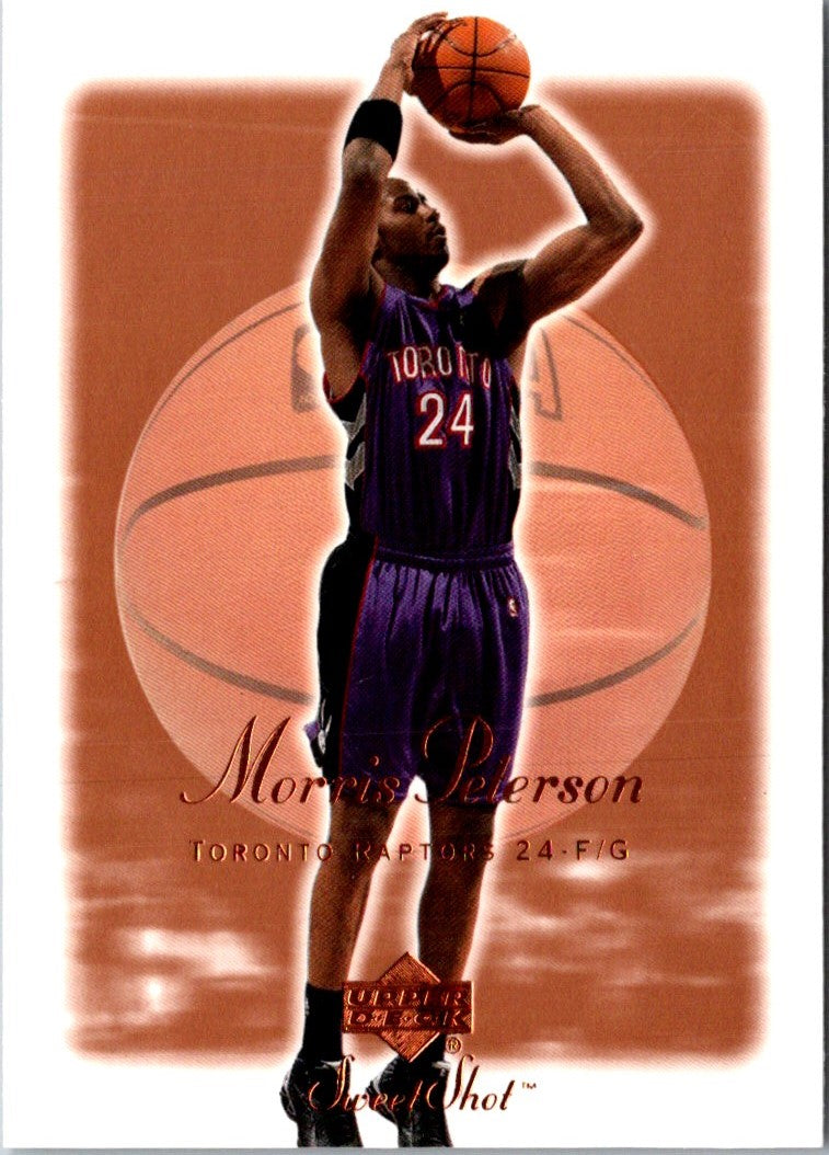 2001 Upper Deck Sweet Shot Morris Peterson