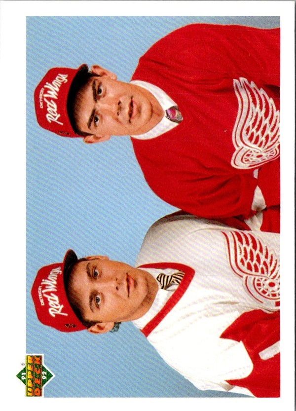 1991 Upper Deck Martin Lapointe/Jamie Pushor #63