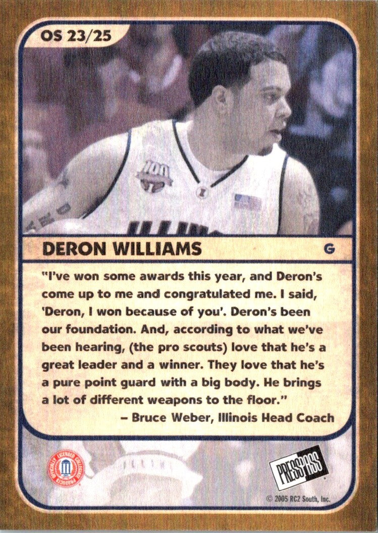 2005 Press Pass Sean May