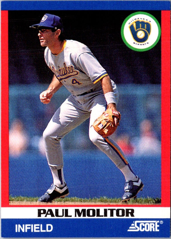 1991 Score 100 Superstars Paul Molitor #13