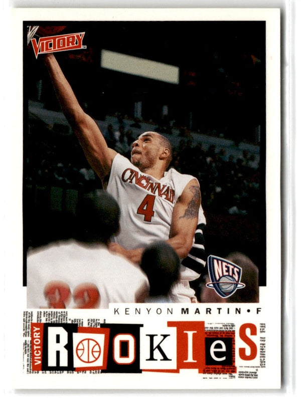 2000 Upper Deck Victory Kenyon Martin #261 Rookie