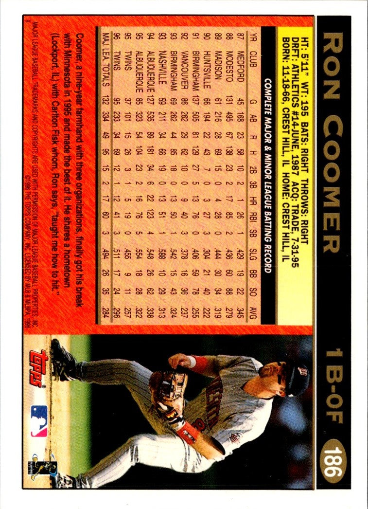 1997 Topps Ron Coomer