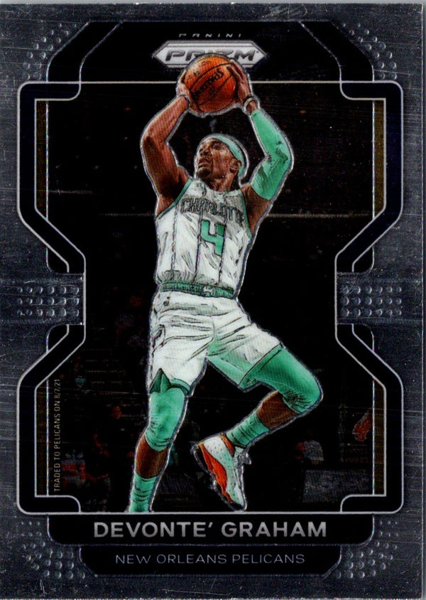 2021 Panini Prizm Blue Devonte' Graham #184