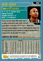 2001 Topps David Wesley #202