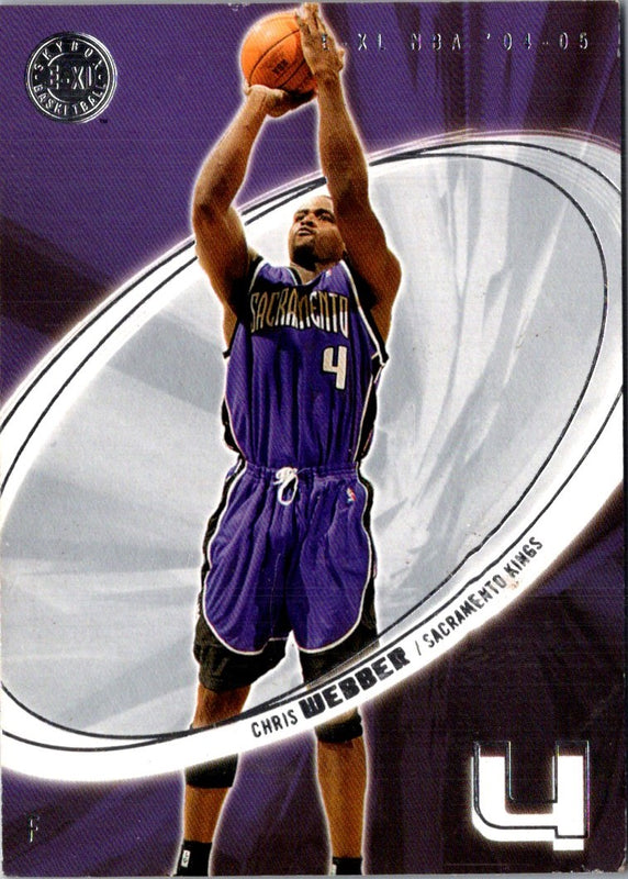 2004 SkyBox E-XL Chris Webber #63