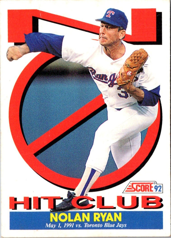 1992 Score Nolan Ryan #425