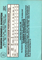 1986 Donruss Shawon Dunston #311