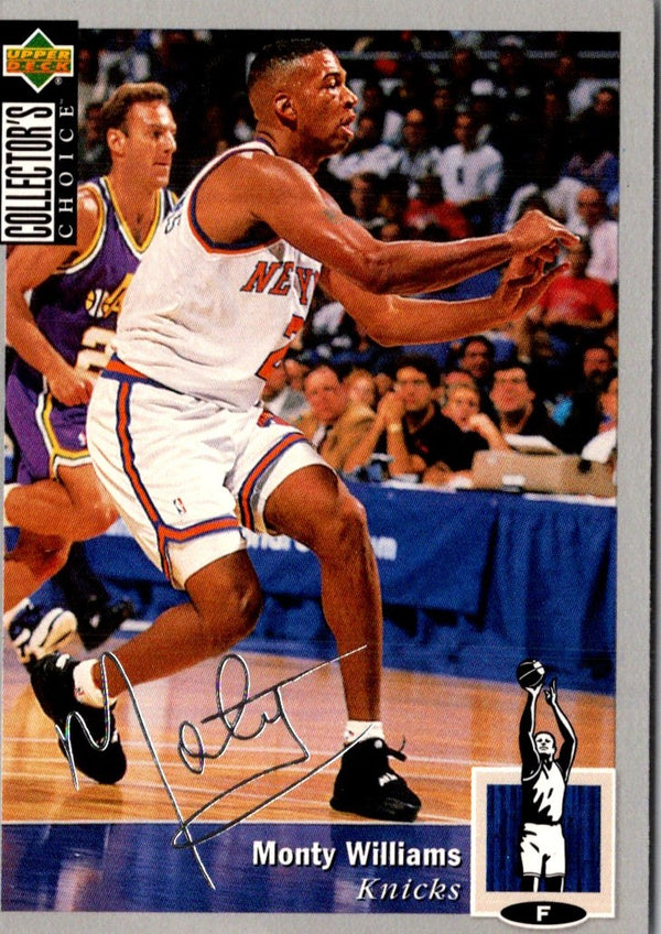 1994 Collector's Choice Silver Signatures Monty Williams #246