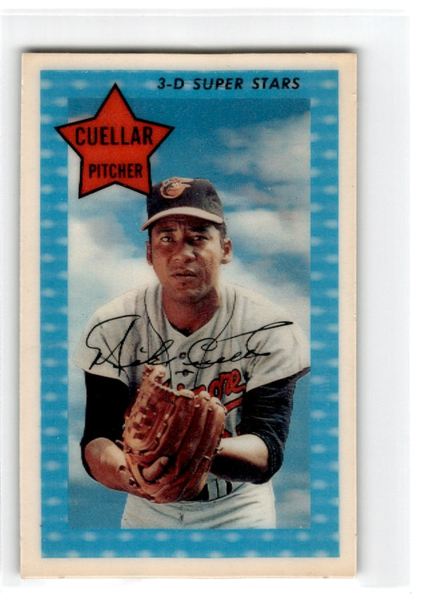 1971 Kellogg's 3D Super Stars Mike Cuellar #49