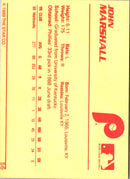 1989 Star John Marshall
