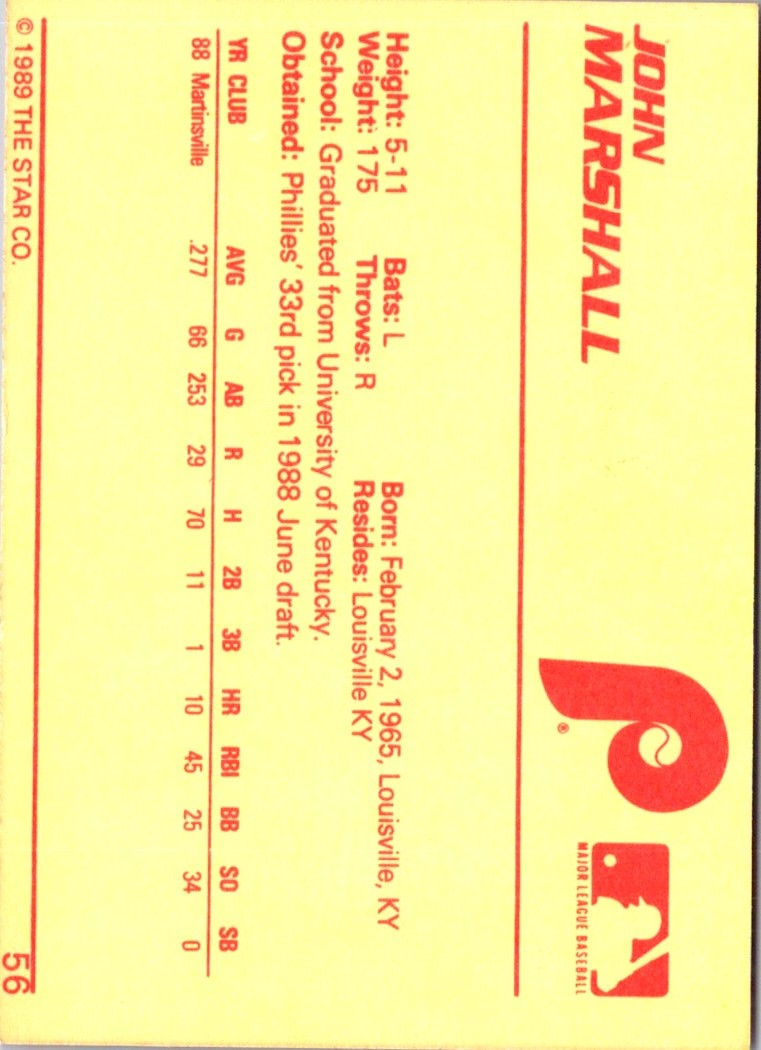 1989 Star John Marshall