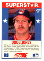 1989 Score Baseball's 100 Hottest Players Doug Jones #41