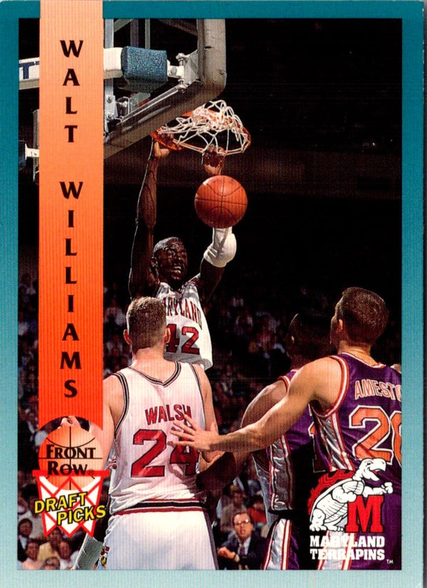 1992 Front Row Draft Picks Gold Walt Williams #96