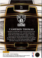 2021 Panini Select Blue Cameron Thomas #21