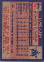 1984 Topps Jamie Allen #744