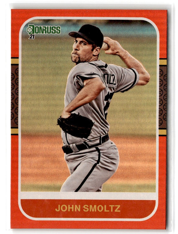2021 Donruss Holo Red John Smoltz #254