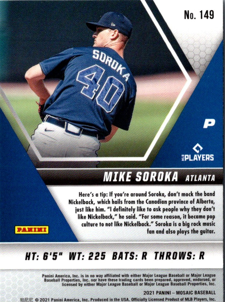 2021 Panini Mosaic Mike Soroka