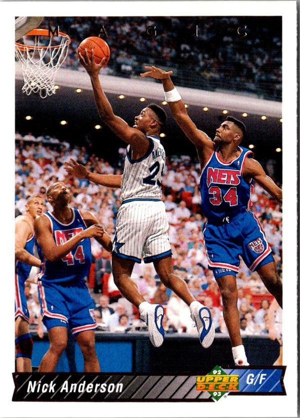 1992 Upper Deck Nick Anderson #161