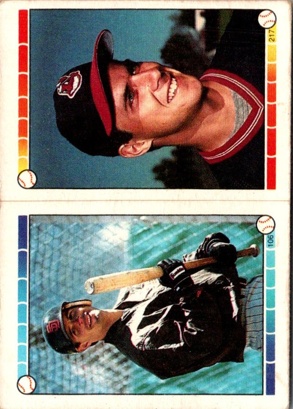 1989 Topps Stickers Super Star Backs Mark McGwire #3