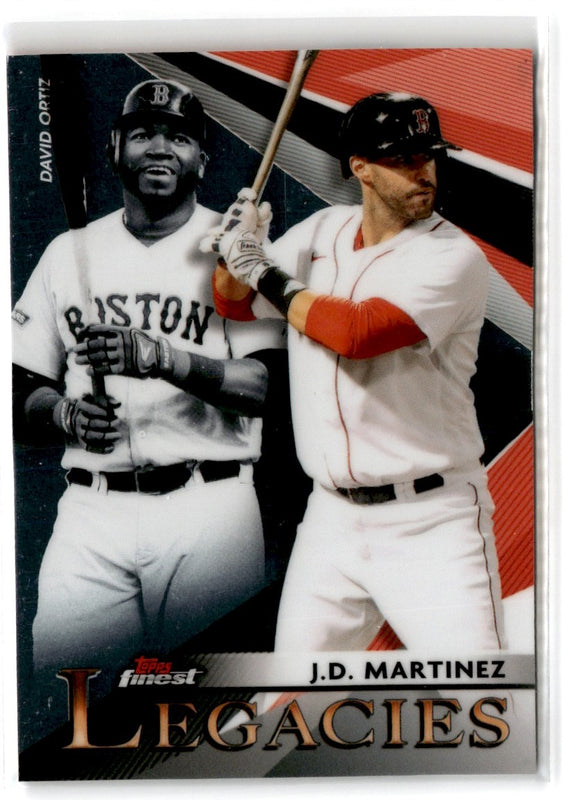 2021 Finest Legacies J.D. Martinez/David Ortiz #FL-JM