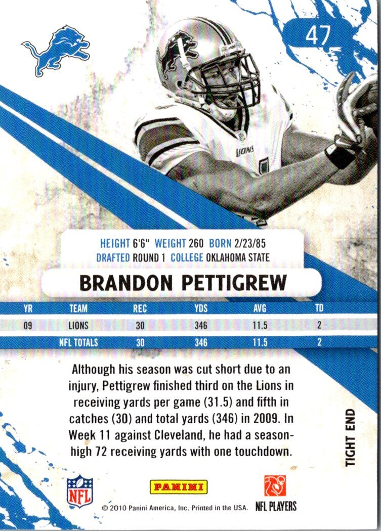 2010 Panini Brandon Pettigrew