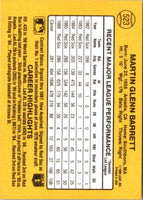 1987 Donruss Marty Barrett #523