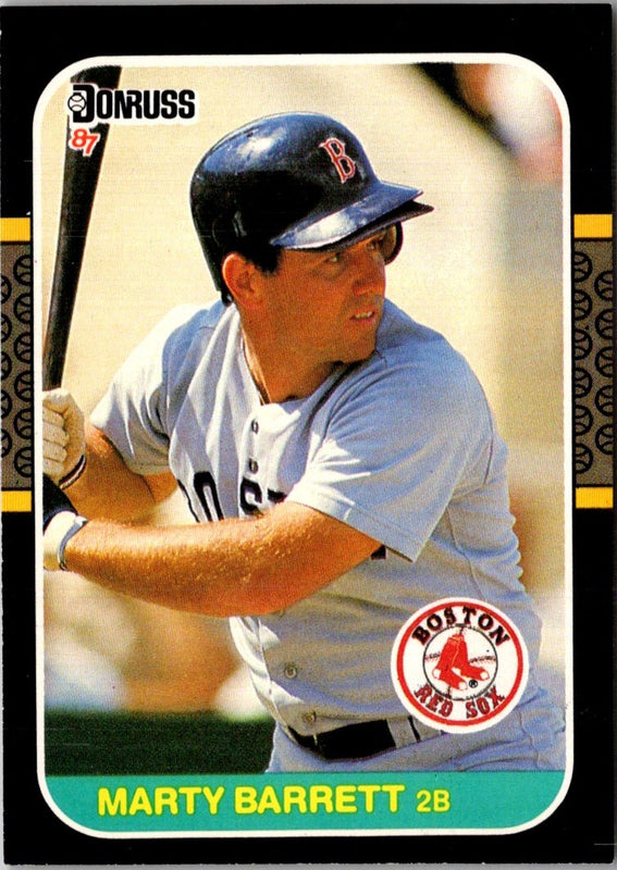 1987 Donruss Marty Barrett #523