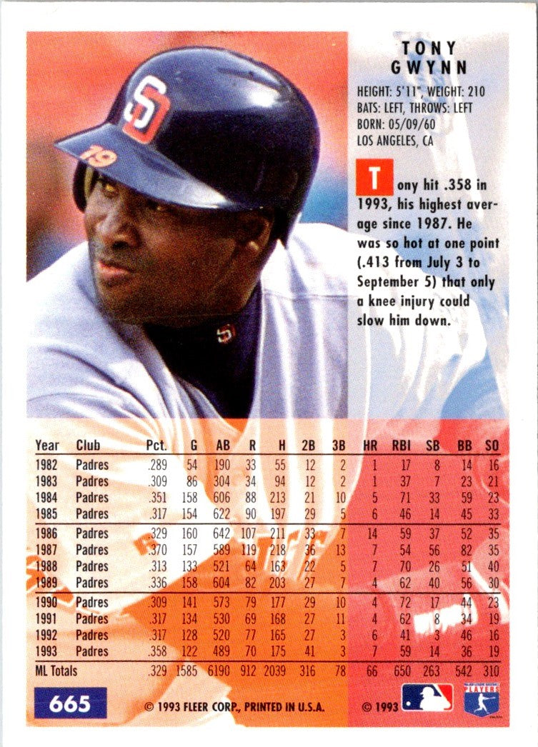 1994 Fleer Tony Gwynn