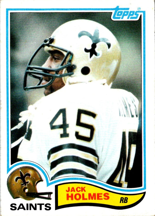 1982 Topps Jack Holmes #407 Rookie