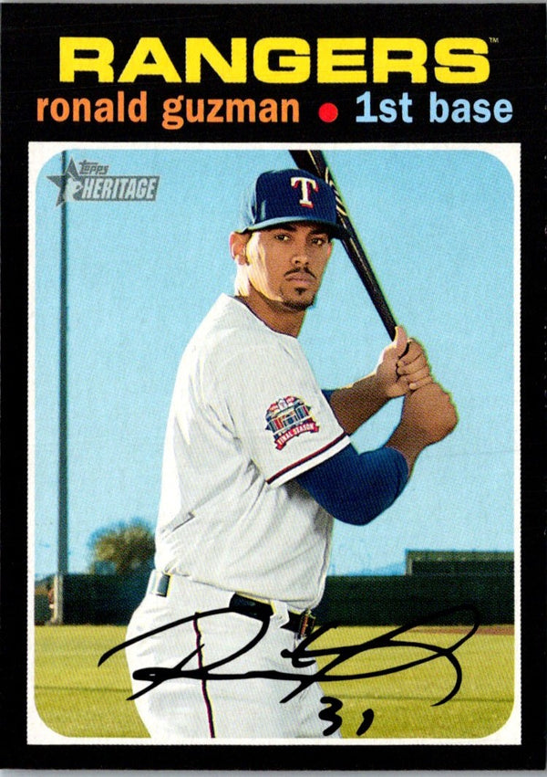 2020 Topps Heritage Ronald Guzman #190