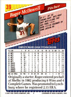 1993 Topps Roger McDowell #39