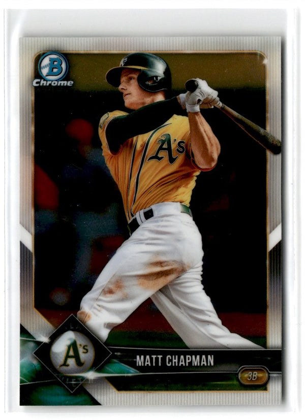 2018 Bowman Chrome Matt Chapman #42