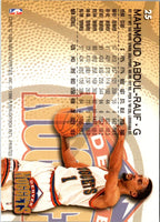 1996 Fleer European Mahmoud Abdul-Rauf #25