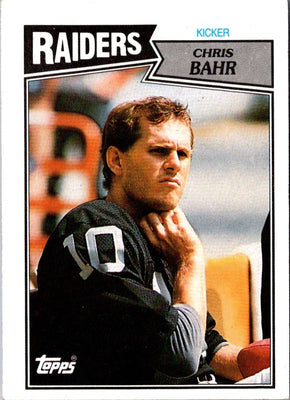 1987 Topps Chris Bahr #219