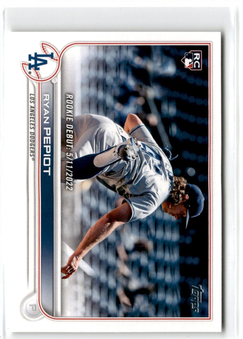 2022 Topps Update Ryan Pepiot