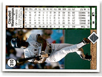 1989 Upper Deck Claudell Washington #310