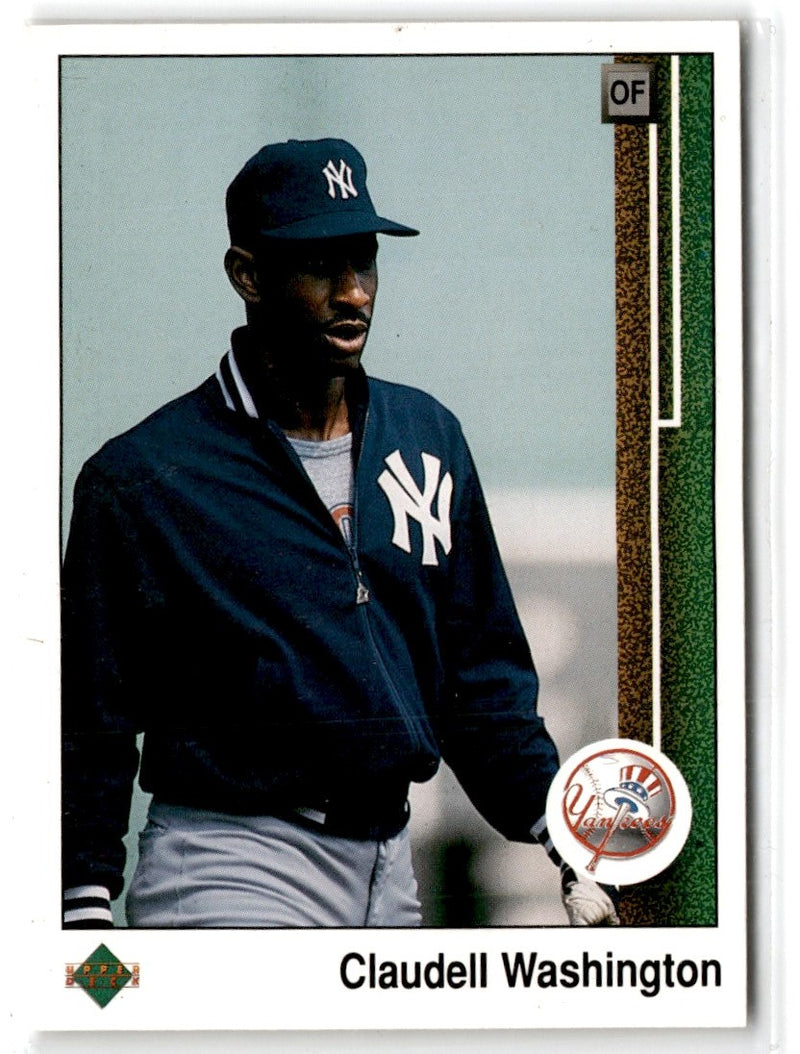 1989 Upper Deck Claudell Washington