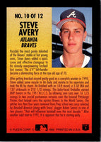 1992 Fleer Smoke 'N Heat Steve Avery #10