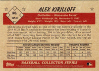 2019 Bowman Heritage Prospects Alex Kirilloff #53P-23