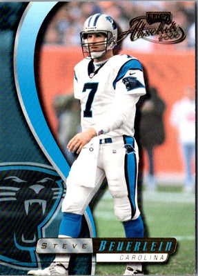 2000 Playoff Absolute Steve Beuerlein #25