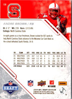 2009 Upper Deck Draft Edition Andre Brown #130 Rookie