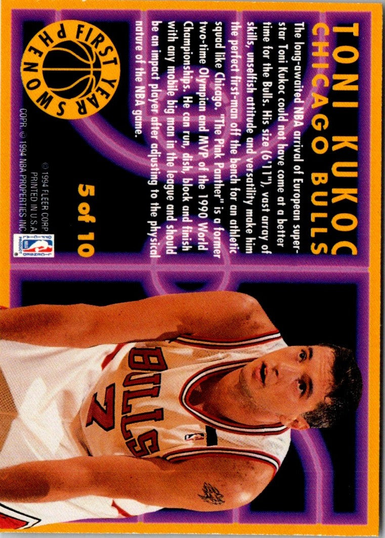 1994 Fleer Jon Koncak