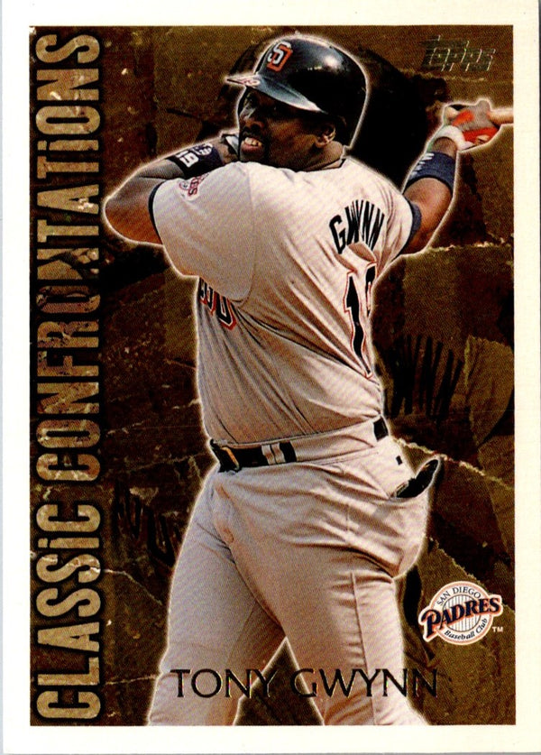 1996 Topps Classic Confrontations Tony Gwynn #CC9