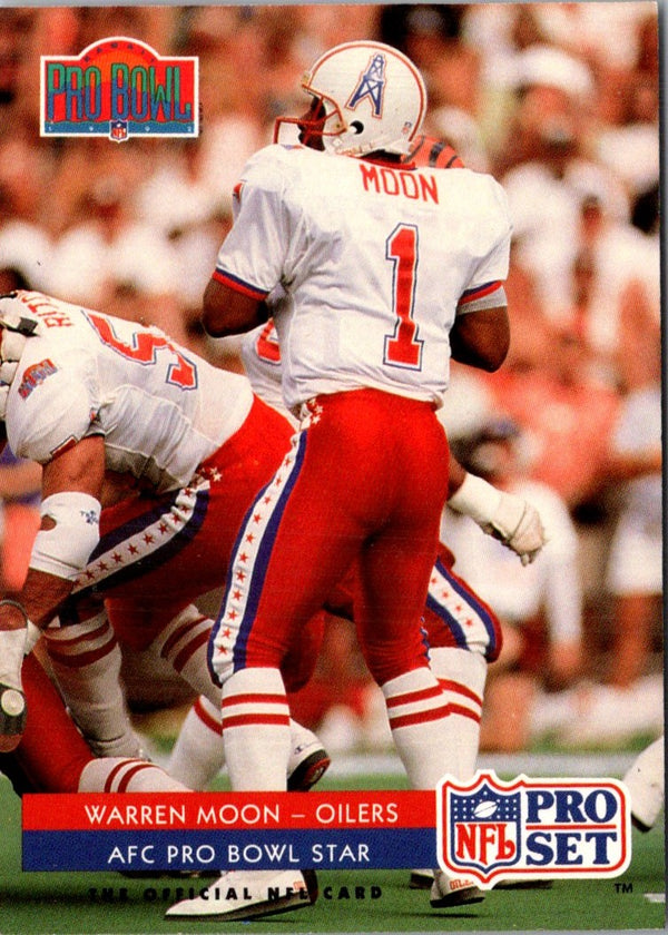 1992 Pro Set Warren Moon #390