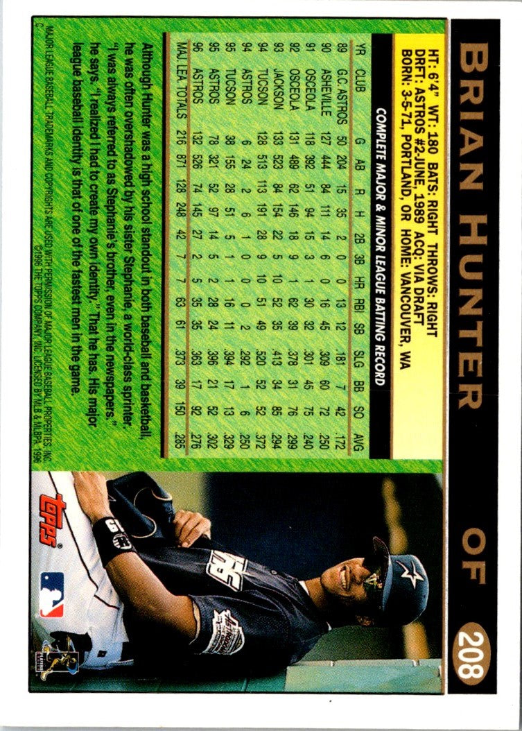 1997 Topps Brian Hunter