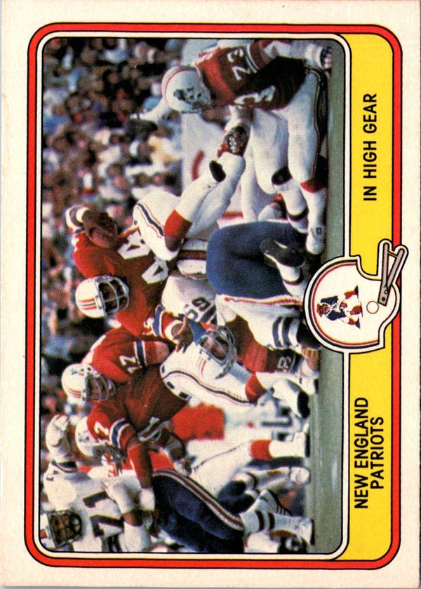 1981 Fleer Team Action New England Patriots Offense #31