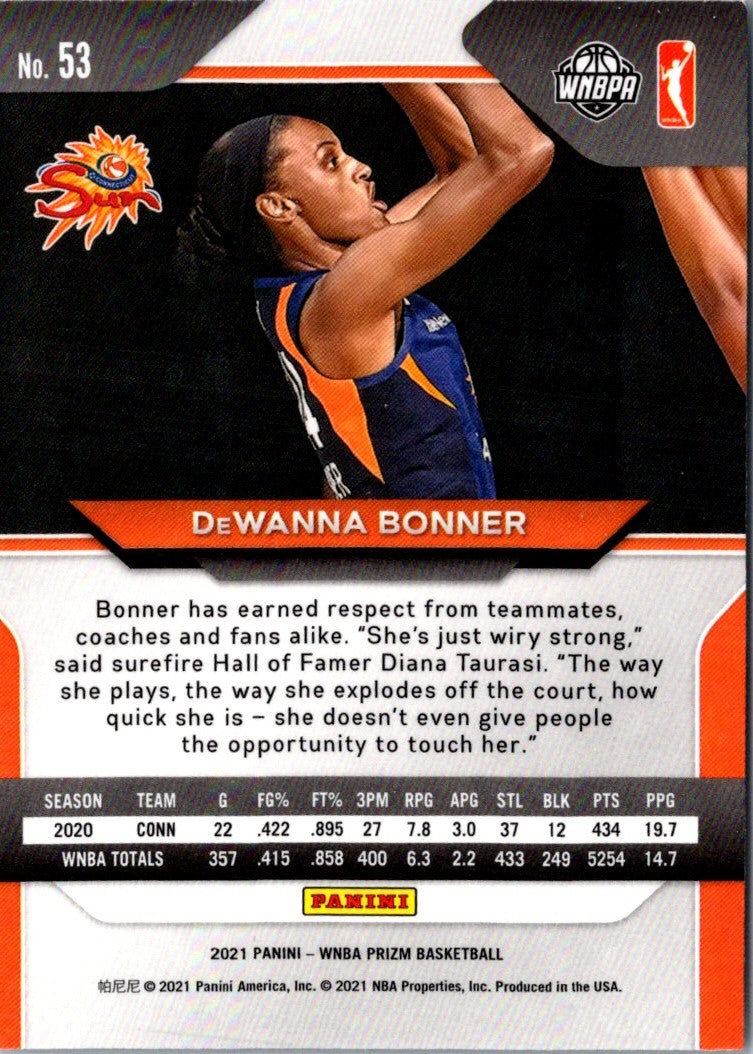 2021 Panini Prizm WNBA DeWanna Bonner