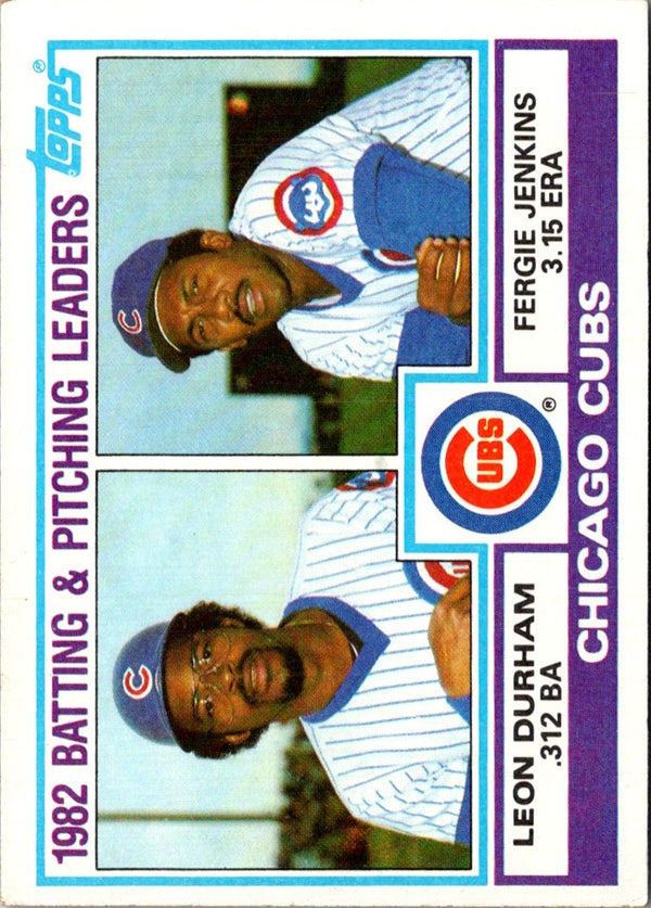 1983 Topps Cubs Batting & Pitching Leaders/Checklist #51